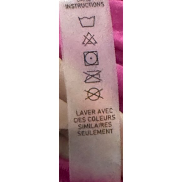 Womens Short Sleeve T-shirt By Mono B Size Large Bright Pink NWT - Picture 6 of 12